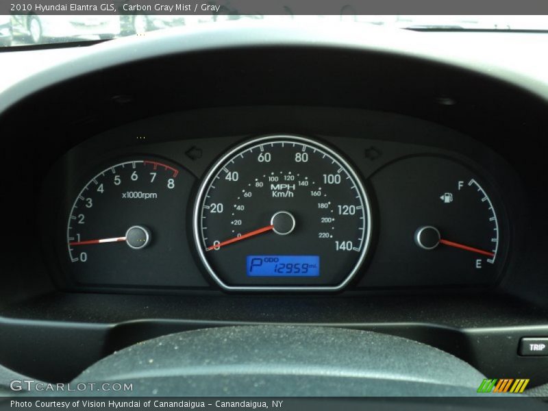 Carbon Gray Mist / Gray 2010 Hyundai Elantra GLS