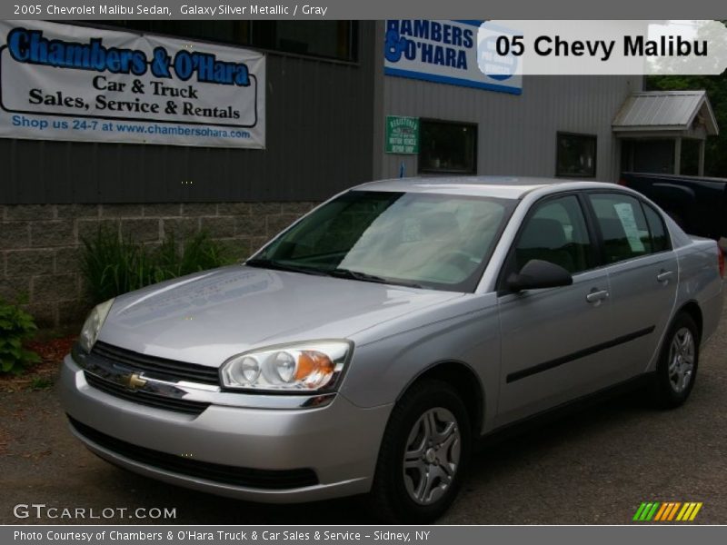 Galaxy Silver Metallic / Gray 2005 Chevrolet Malibu Sedan