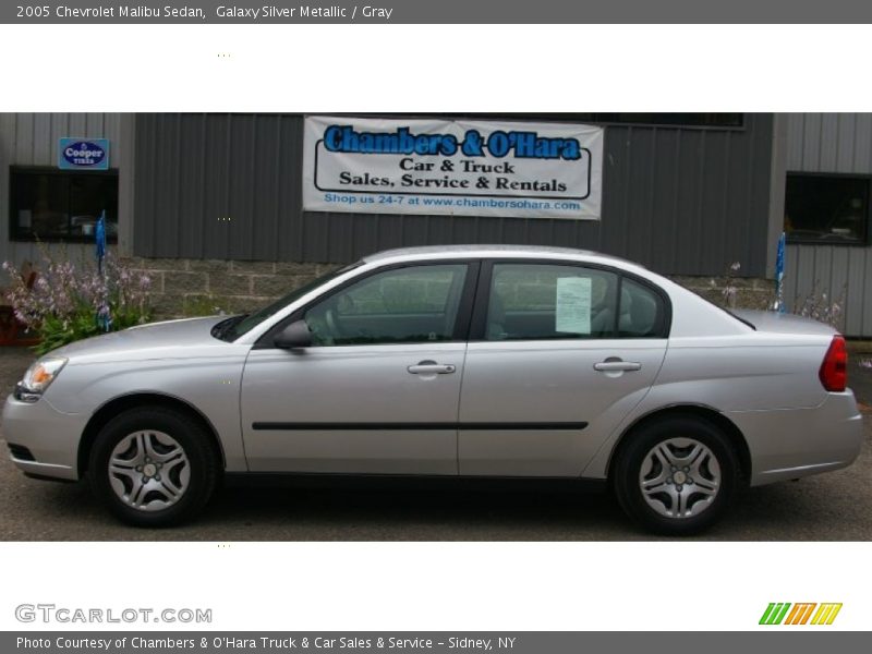 Galaxy Silver Metallic / Gray 2005 Chevrolet Malibu Sedan