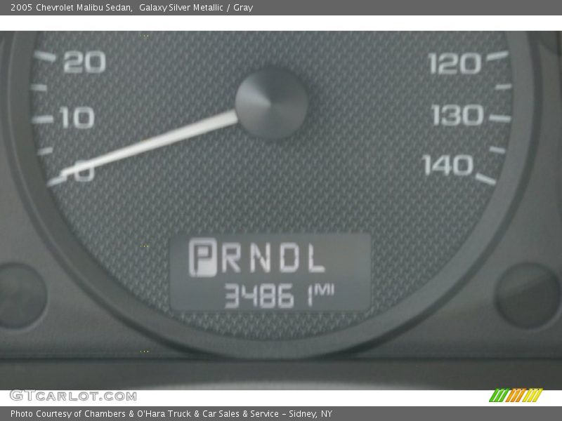 Galaxy Silver Metallic / Gray 2005 Chevrolet Malibu Sedan