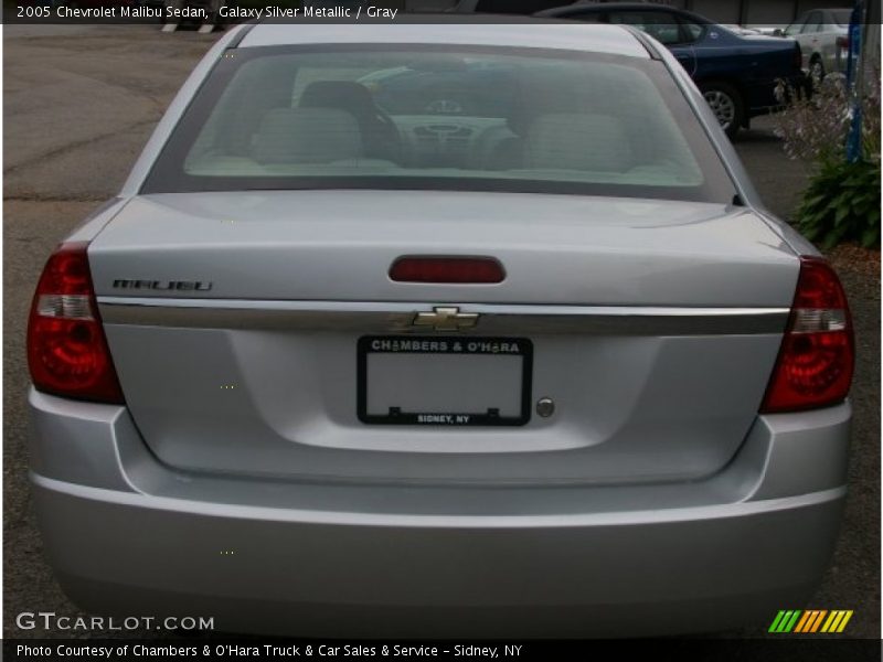 Galaxy Silver Metallic / Gray 2005 Chevrolet Malibu Sedan