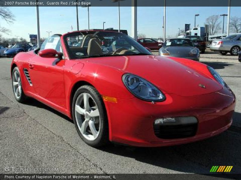 Guards Red / Sand Beige 2007 Porsche Boxster