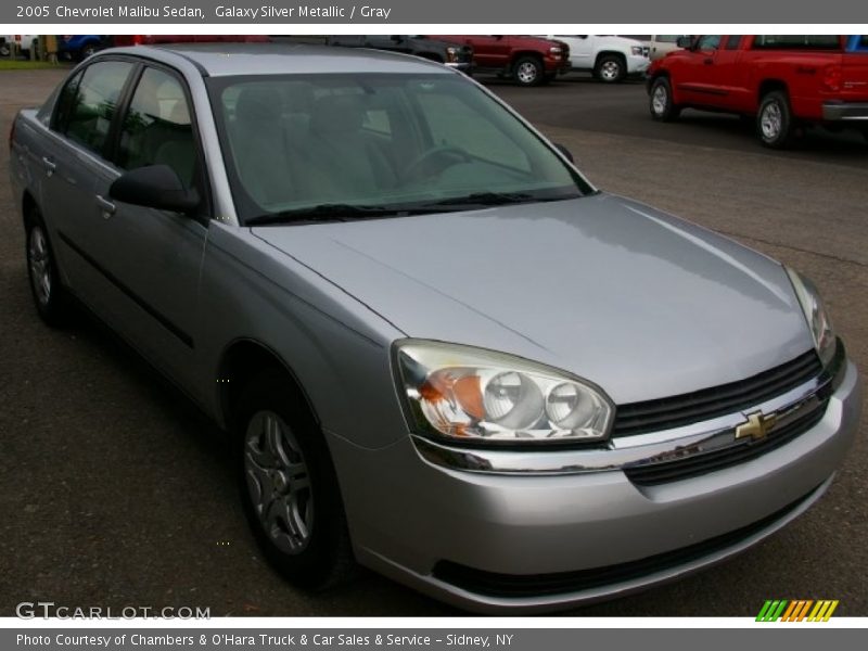 Galaxy Silver Metallic / Gray 2005 Chevrolet Malibu Sedan