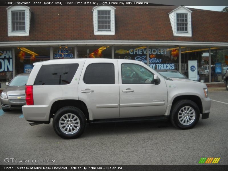 Silver Birch Metallic / Light Titanium/Dark Titanium 2008 Chevrolet Tahoe Hybrid 4x4