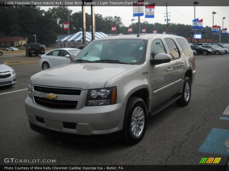 Silver Birch Metallic / Light Titanium/Dark Titanium 2008 Chevrolet Tahoe Hybrid 4x4