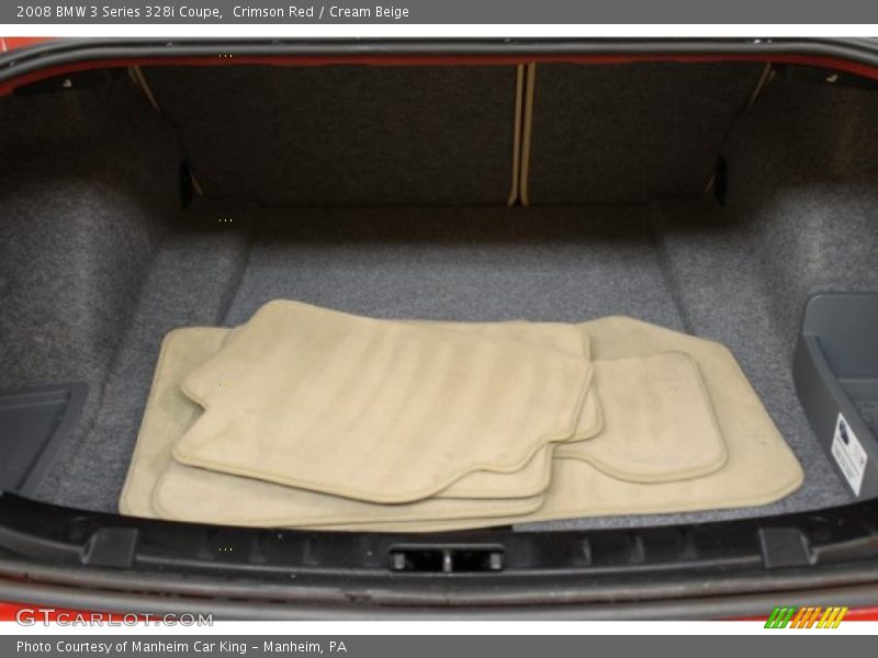 Crimson Red / Cream Beige 2008 BMW 3 Series 328i Coupe