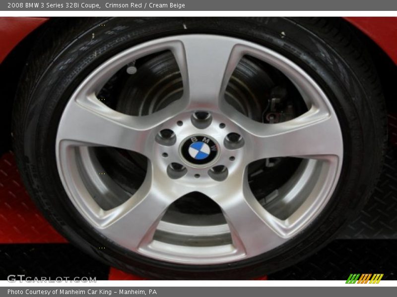 Crimson Red / Cream Beige 2008 BMW 3 Series 328i Coupe