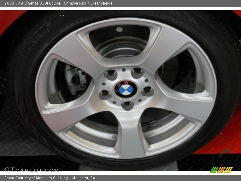 Crimson Red / Cream Beige 2008 BMW 3 Series 328i Coupe