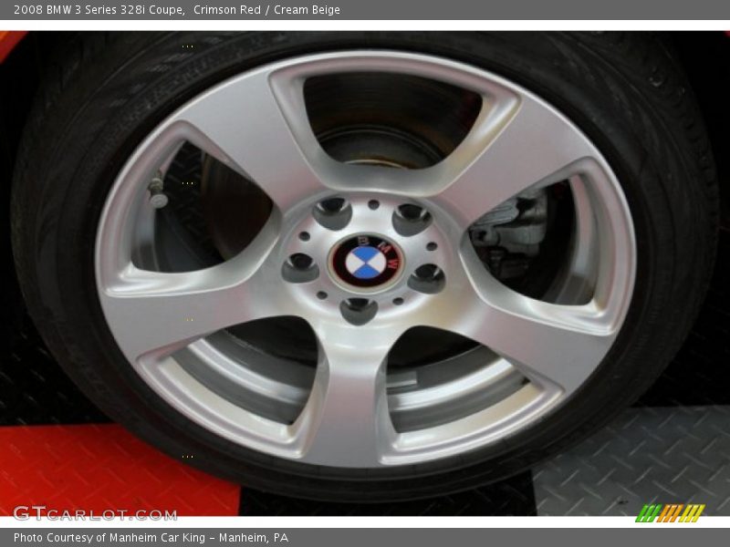 Crimson Red / Cream Beige 2008 BMW 3 Series 328i Coupe