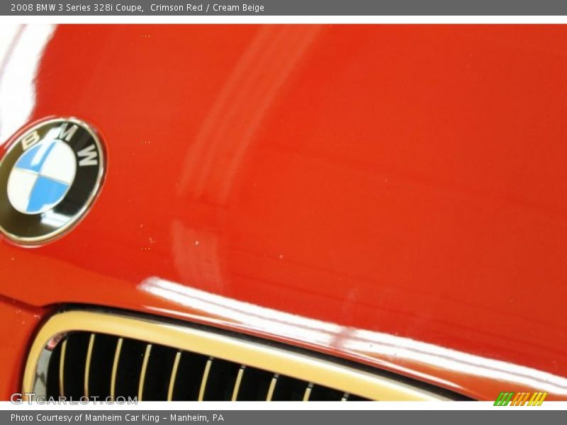 Crimson Red / Cream Beige 2008 BMW 3 Series 328i Coupe