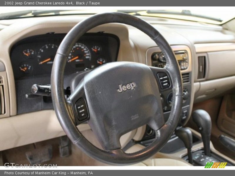 Black / Taupe 2002 Jeep Grand Cherokee Laredo 4x4