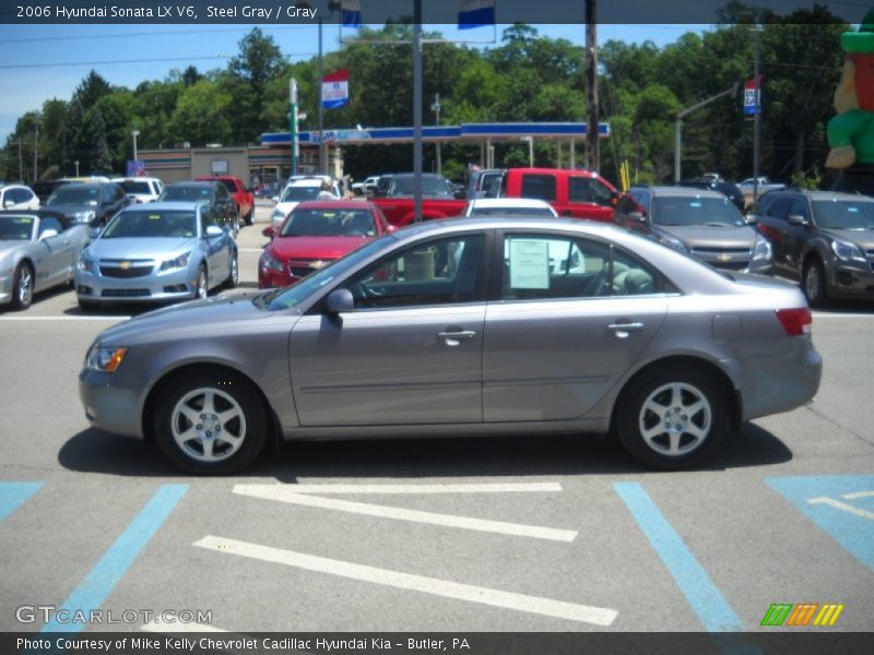 Steel Gray / Gray 2006 Hyundai Sonata LX V6