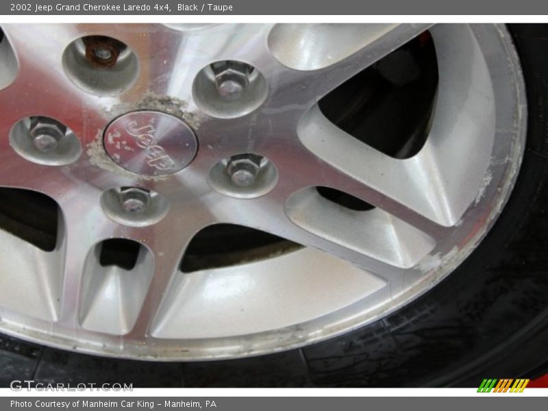 Black / Taupe 2002 Jeep Grand Cherokee Laredo 4x4