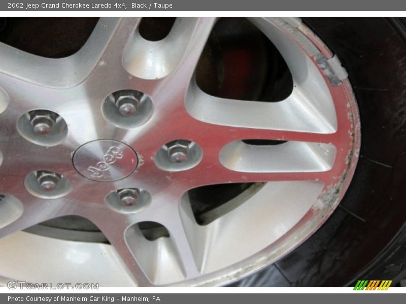 Black / Taupe 2002 Jeep Grand Cherokee Laredo 4x4