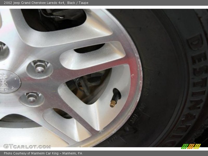 Black / Taupe 2002 Jeep Grand Cherokee Laredo 4x4