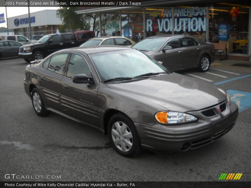 Dark Bronzemist Metallic / Dark Taupe 2001 Pontiac Grand Am SE Sedan