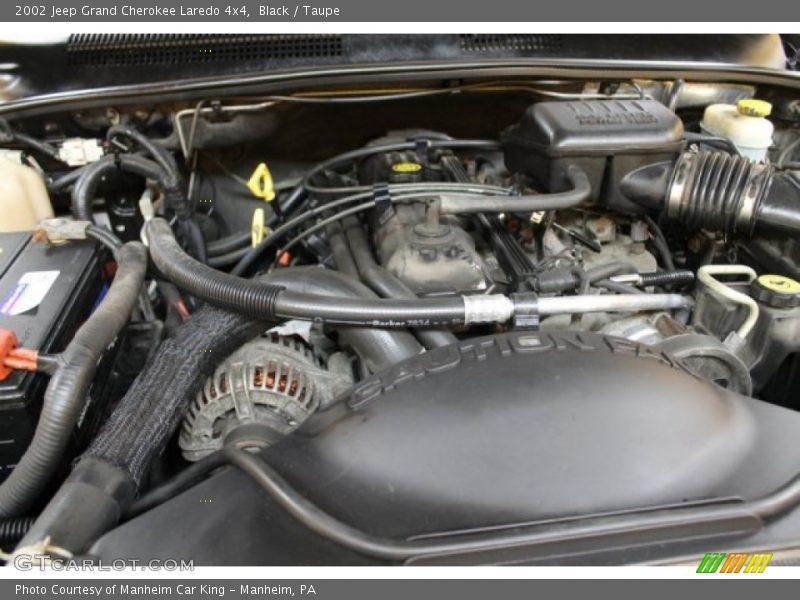 Black / Taupe 2002 Jeep Grand Cherokee Laredo 4x4