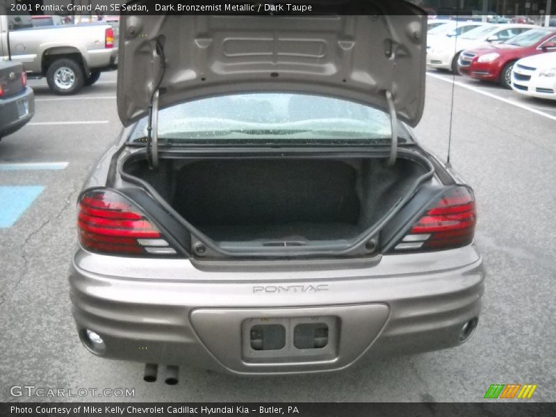 Dark Bronzemist Metallic / Dark Taupe 2001 Pontiac Grand Am SE Sedan
