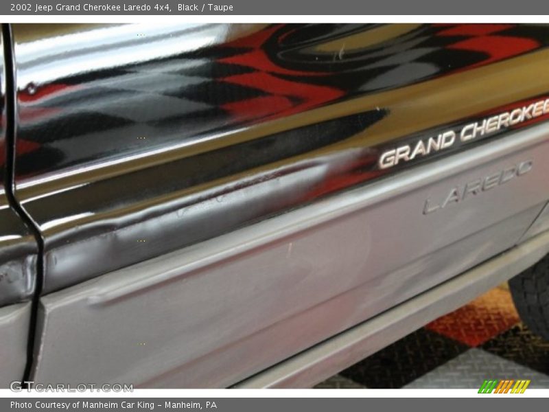 Black / Taupe 2002 Jeep Grand Cherokee Laredo 4x4