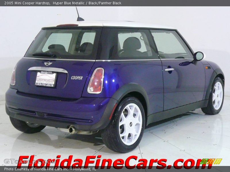 Hyper Blue Metallic / Black/Panther Black 2005 Mini Cooper Hardtop