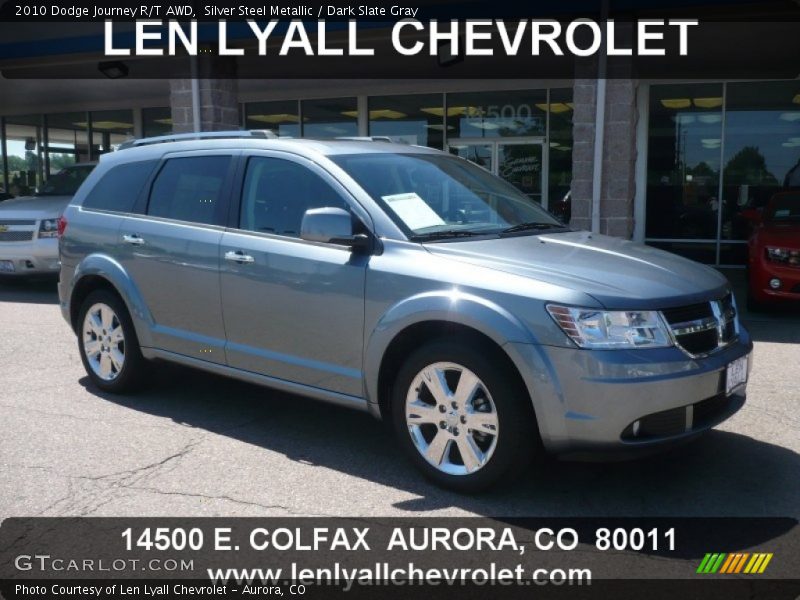 Silver Steel Metallic / Dark Slate Gray 2010 Dodge Journey R/T AWD