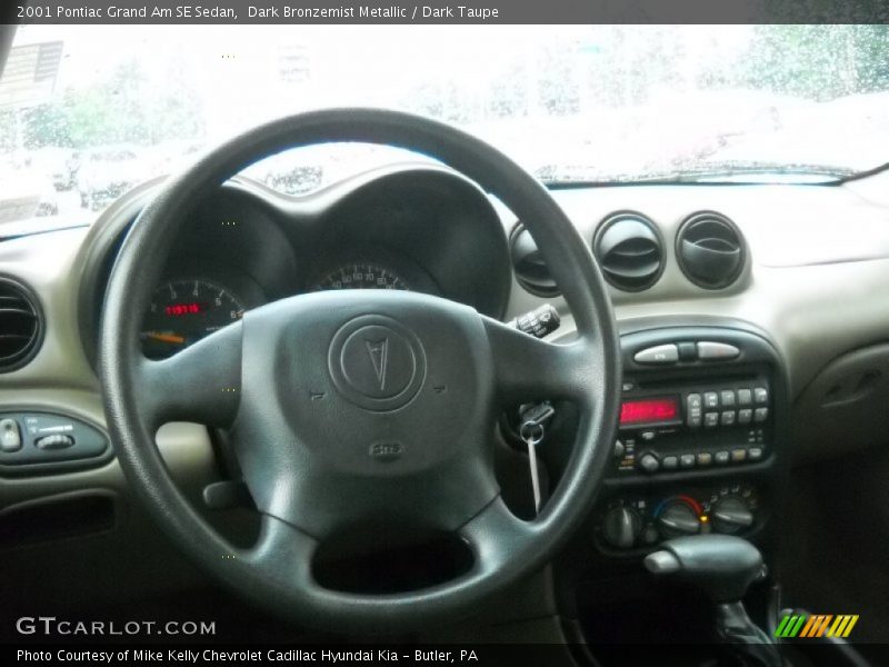 Dark Bronzemist Metallic / Dark Taupe 2001 Pontiac Grand Am SE Sedan
