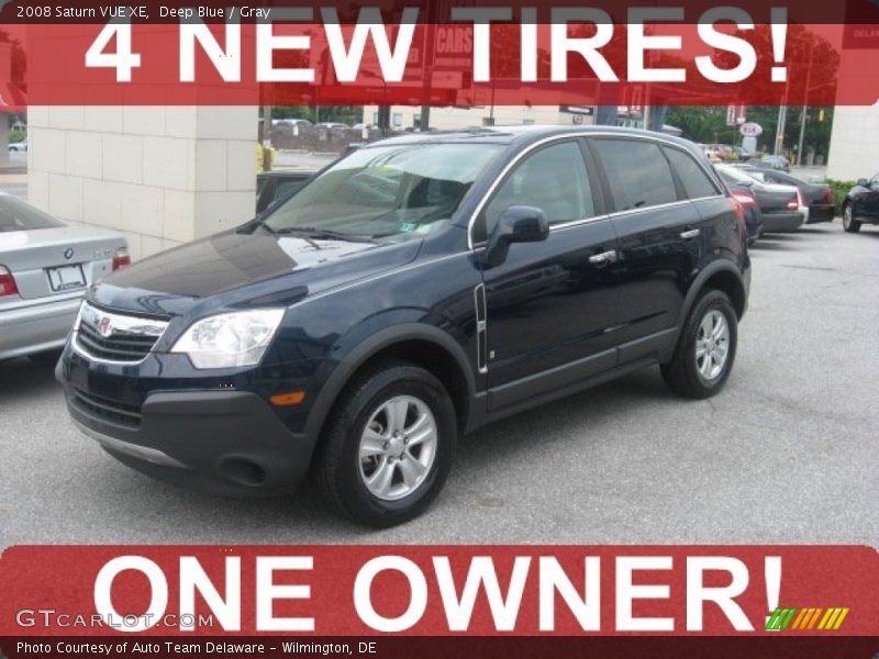 Deep Blue / Gray 2008 Saturn VUE XE