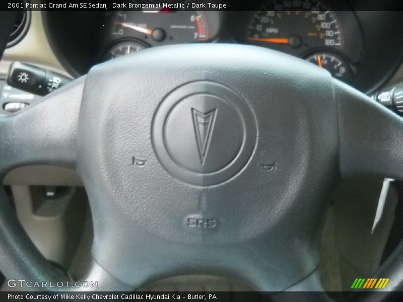 Dark Bronzemist Metallic / Dark Taupe 2001 Pontiac Grand Am SE Sedan