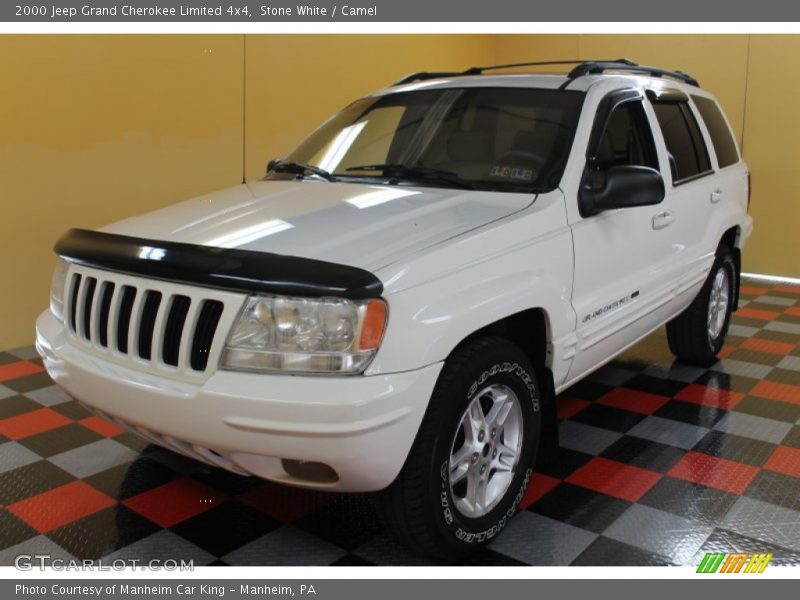 Stone White / Camel 2000 Jeep Grand Cherokee Limited 4x4