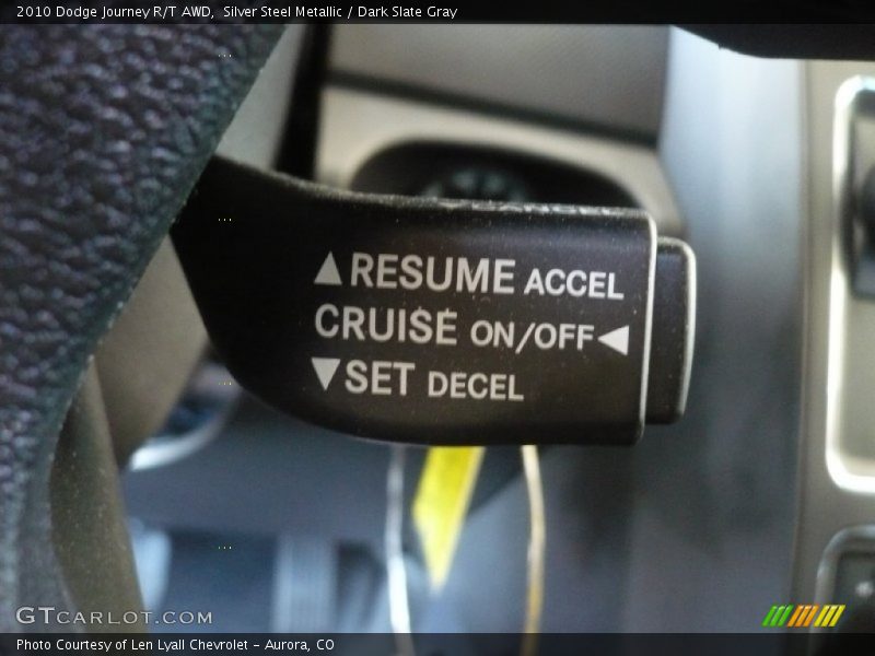 Silver Steel Metallic / Dark Slate Gray 2010 Dodge Journey R/T AWD