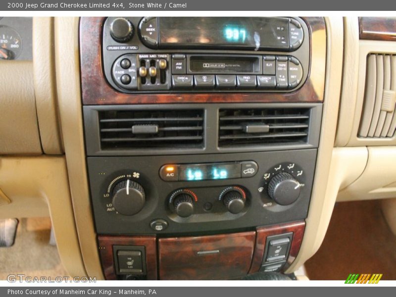 Stone White / Camel 2000 Jeep Grand Cherokee Limited 4x4