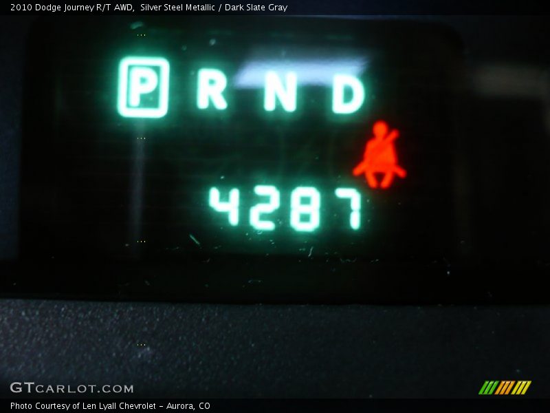 Silver Steel Metallic / Dark Slate Gray 2010 Dodge Journey R/T AWD