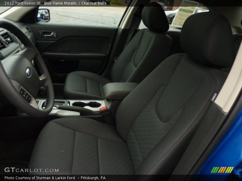 Blue Flame Metallic / Charcoal Black 2012 Ford Fusion SE