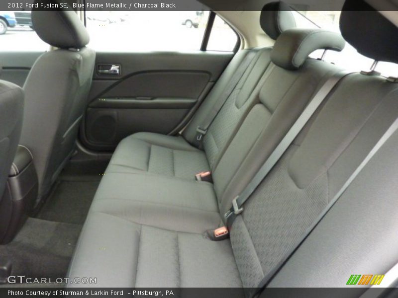 Blue Flame Metallic / Charcoal Black 2012 Ford Fusion SE