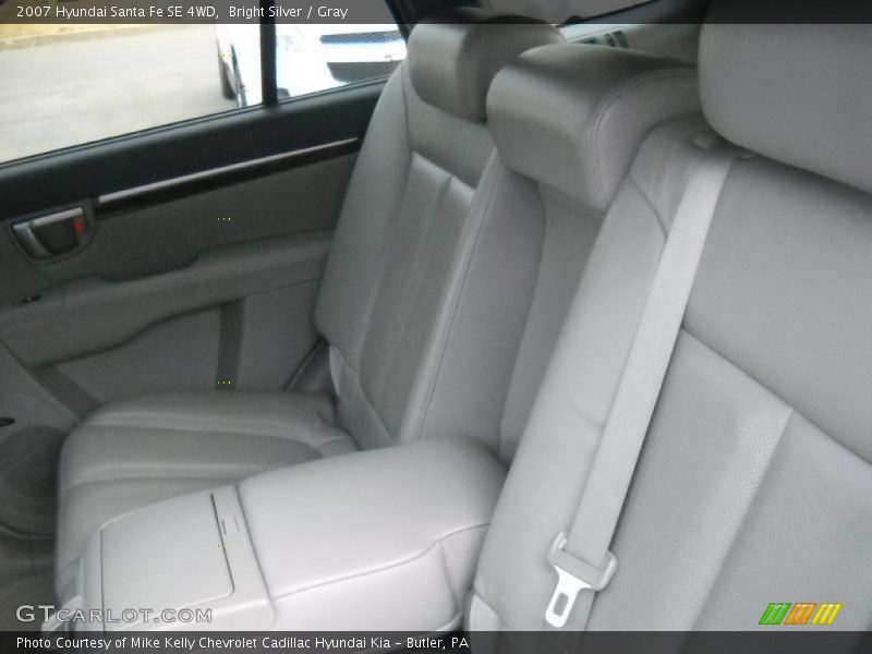 Bright Silver / Gray 2007 Hyundai Santa Fe SE 4WD