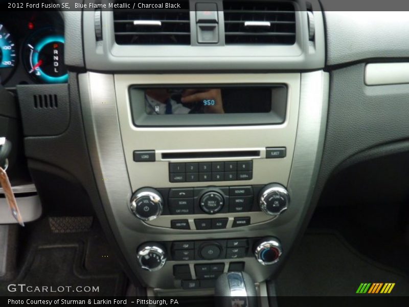 Blue Flame Metallic / Charcoal Black 2012 Ford Fusion SE