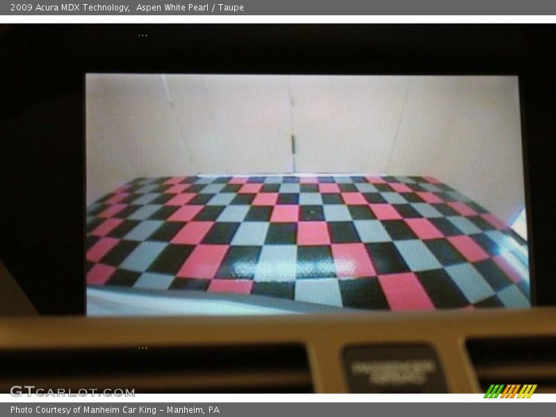 Aspen White Pearl / Taupe 2009 Acura MDX Technology
