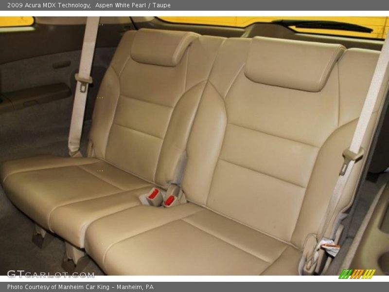 Aspen White Pearl / Taupe 2009 Acura MDX Technology