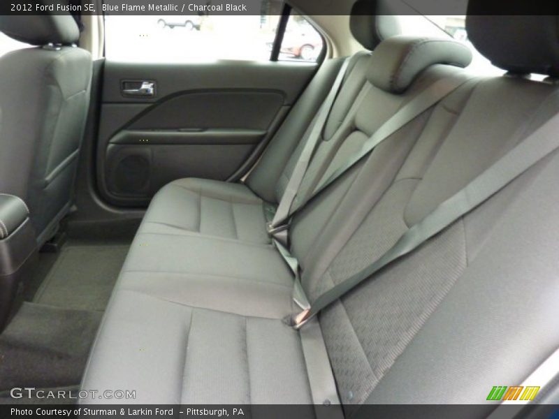 Blue Flame Metallic / Charcoal Black 2012 Ford Fusion SE