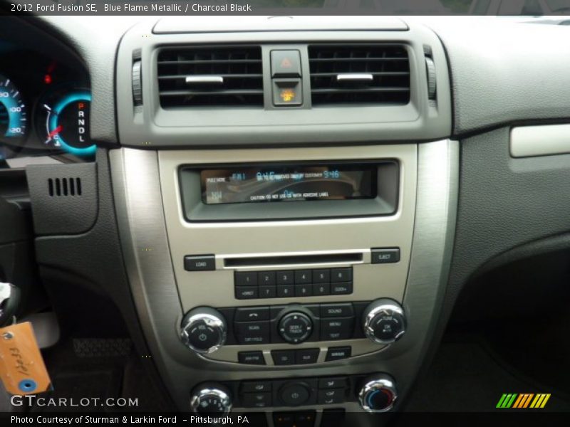 Blue Flame Metallic / Charcoal Black 2012 Ford Fusion SE