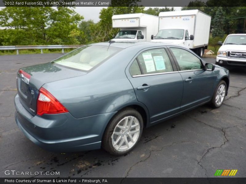  2012 Fusion SEL V6 AWD Steel Blue Metallic