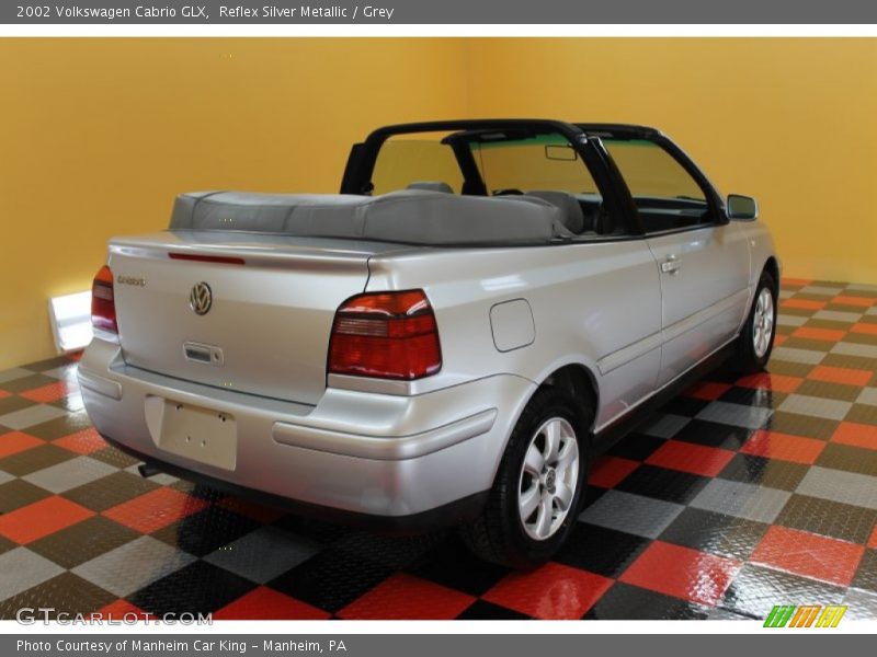 Reflex Silver Metallic / Grey 2002 Volkswagen Cabrio GLX