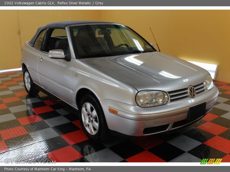 Reflex Silver Metallic / Grey 2002 Volkswagen Cabrio GLX