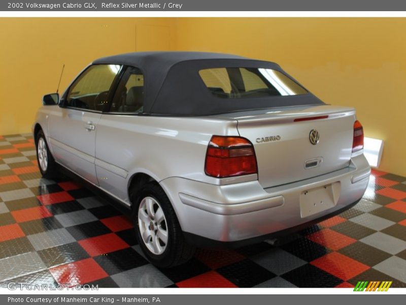 Reflex Silver Metallic / Grey 2002 Volkswagen Cabrio GLX
