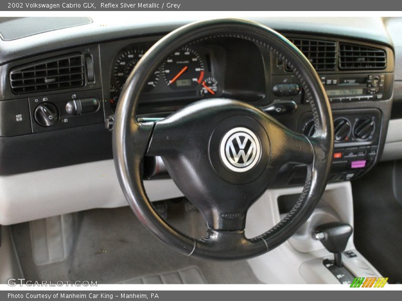 Reflex Silver Metallic / Grey 2002 Volkswagen Cabrio GLX