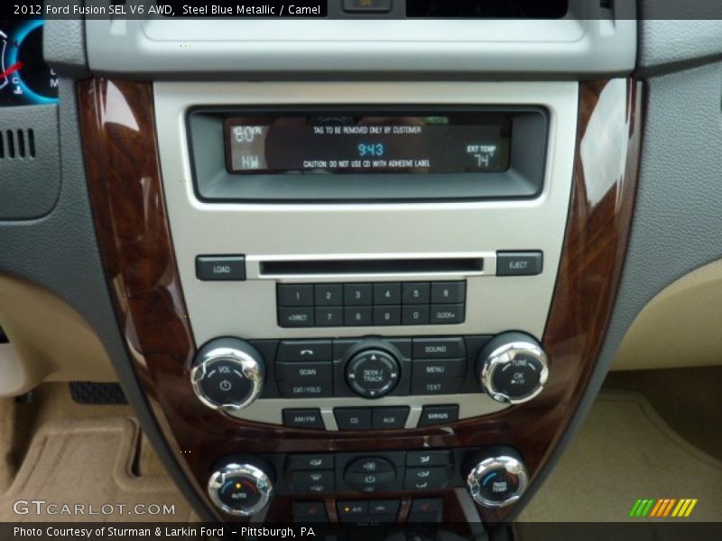 Controls of 2012 Fusion SEL V6 AWD
