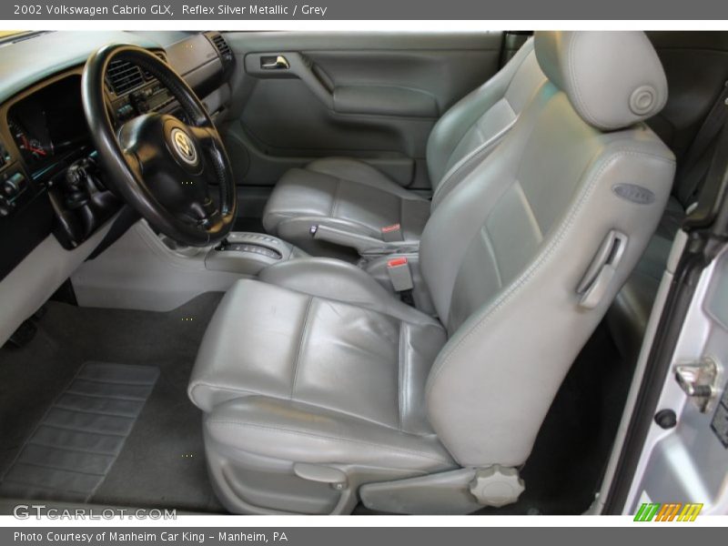 Reflex Silver Metallic / Grey 2002 Volkswagen Cabrio GLX