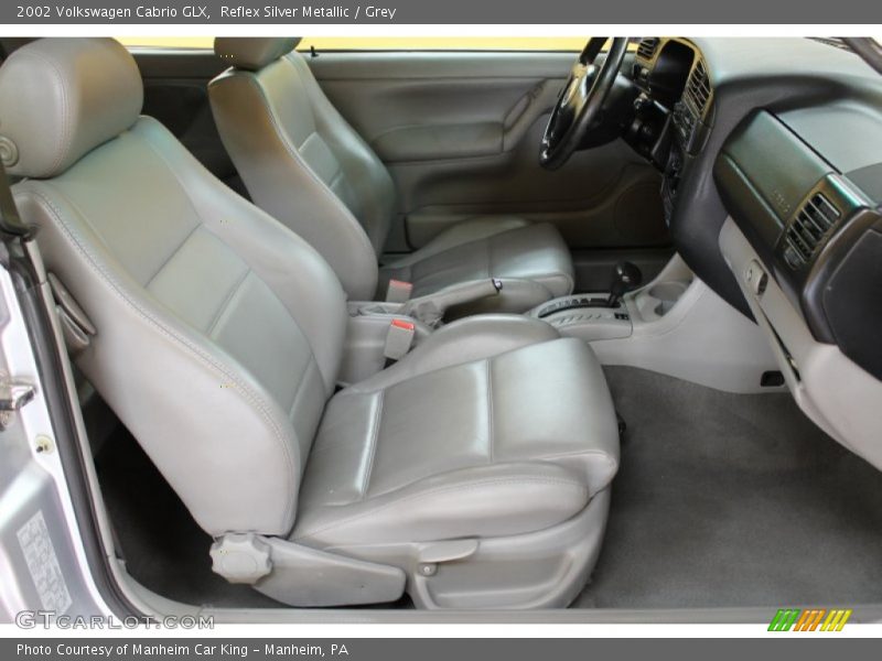 Reflex Silver Metallic / Grey 2002 Volkswagen Cabrio GLX