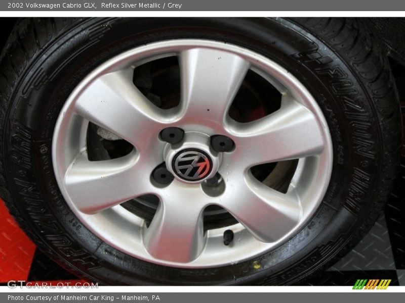 Reflex Silver Metallic / Grey 2002 Volkswagen Cabrio GLX