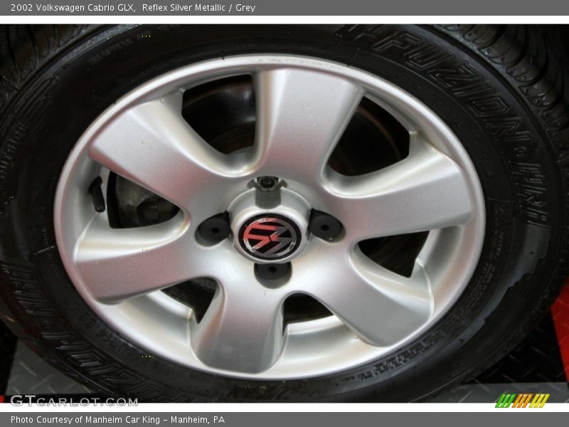 Reflex Silver Metallic / Grey 2002 Volkswagen Cabrio GLX